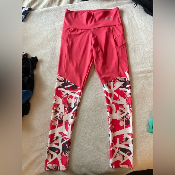 Full length high waisted Puma workout / yoga pants - Picture 3 of 3